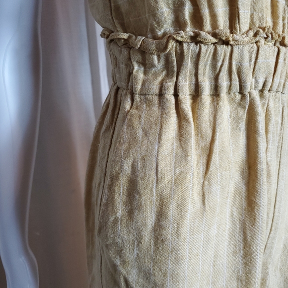 Romeo & Juliet stripe linen jumpsuit - Picture 6 of 12